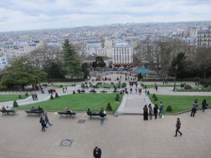 Vista do Sagrado Coração sobre Paris